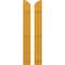 Ekena Millwork Americraft 2-Board (3 Batten) Wood Joined Board-n-Batten Shutters w/Ellipt Top, ARW401BE207X77TUH, PR ARW401BE207X77TUH - alternate 1